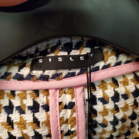 NWT Women's Authentic Italian Sisley Blazer Size 2 - Picture 5 of 7